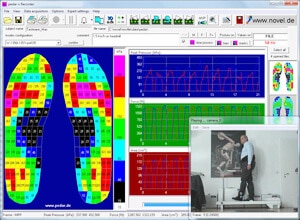 pedar recorder software - novel force measurement systems