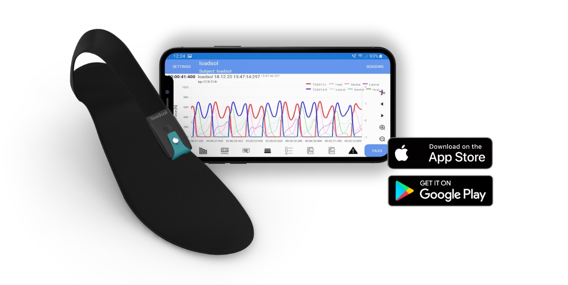 loadsol: plantar normal force inside footwear
