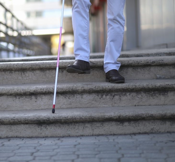 sensors for blind people. Haptic sensing