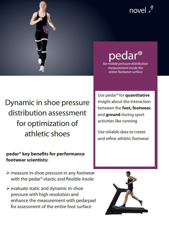 pedar footwear optimization flyer