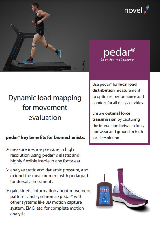 pedar movement analysis flyer