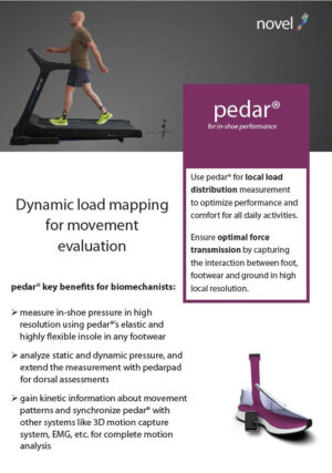 Footwear pressure distribution measurement- pedar| novel.de