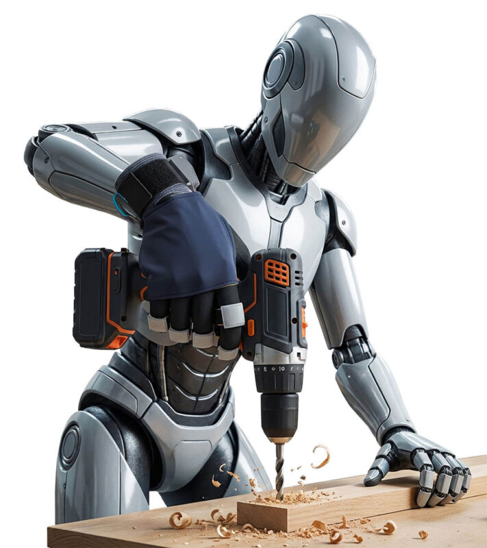 hand and grip load measurement for humanoid robots and robotics