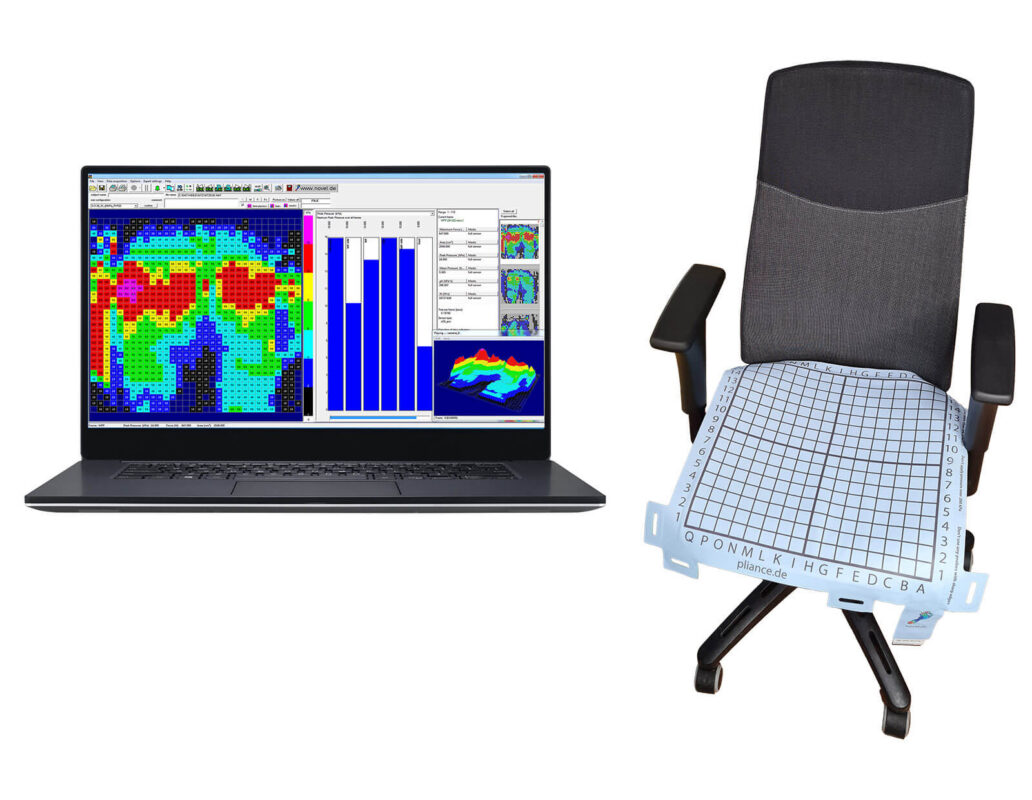 pressure measurement for ergonomic - chair