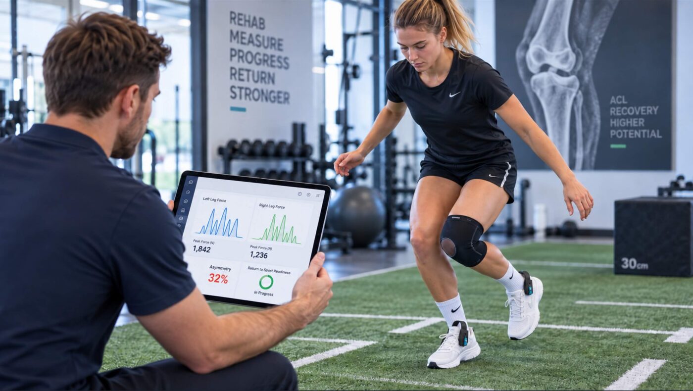 ACL early detection and rehab utilizing loadsol force insole