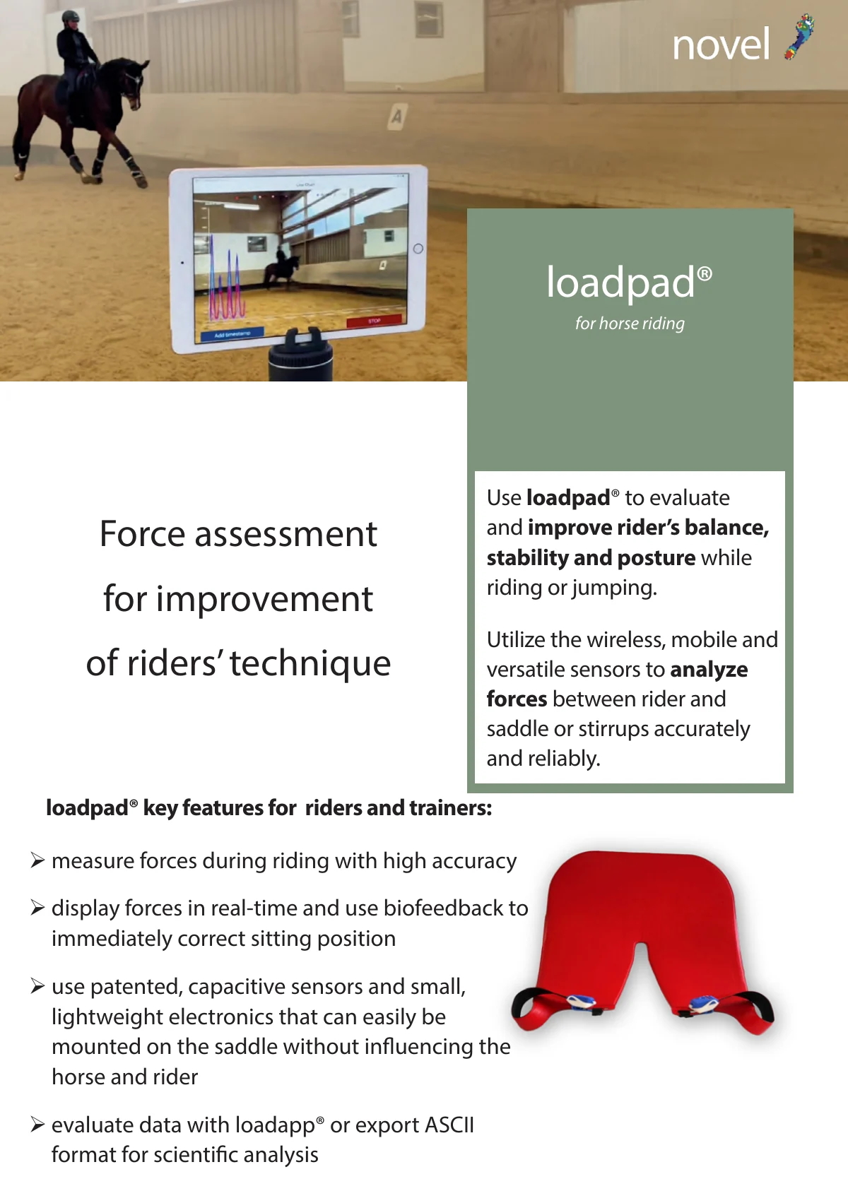 Cover of the current loadpad Horse brochure, August 2026
